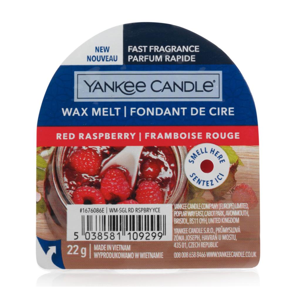 Yankee Candle Red Raspberry Wax Melt £1.62